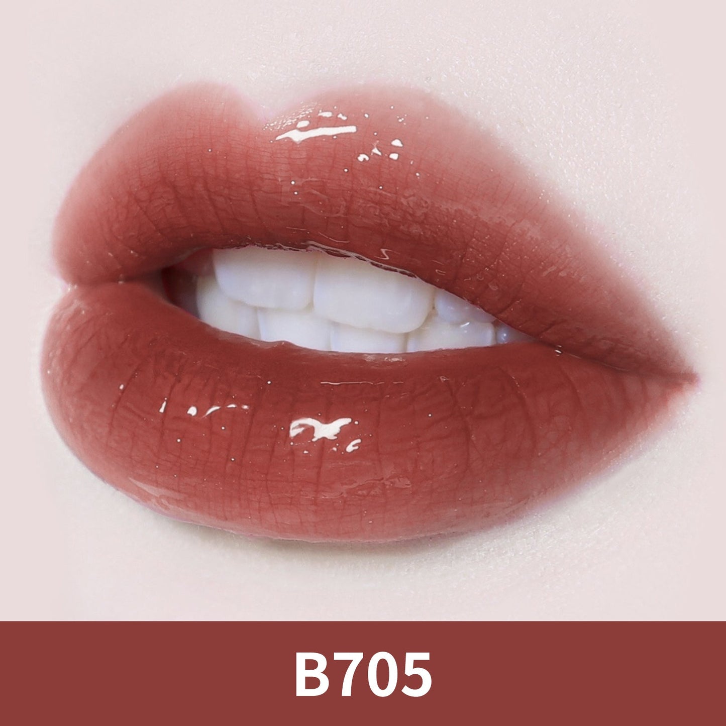 Airy Lip Gloss Mirror Series B705 Brown-3