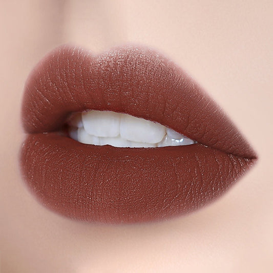 Airy Lip Gloss Super Matte Series B008 Brown-1